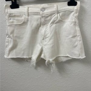 Mother whites shorts size 28 cotton made in USA